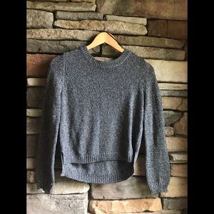 Divided by H&M Shiny Silver Sweater -Size 2- GUC